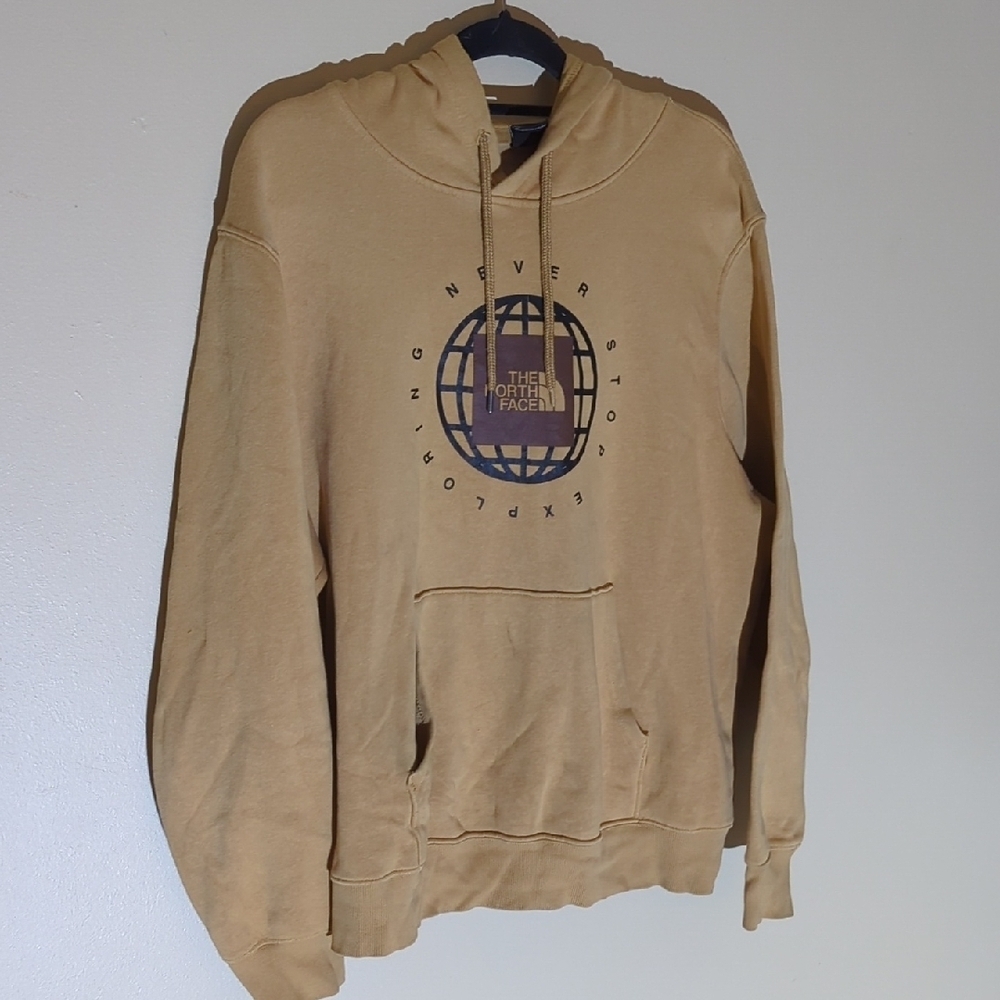 The North Face Tan Hoodie with Logo - Picture 7 of 11